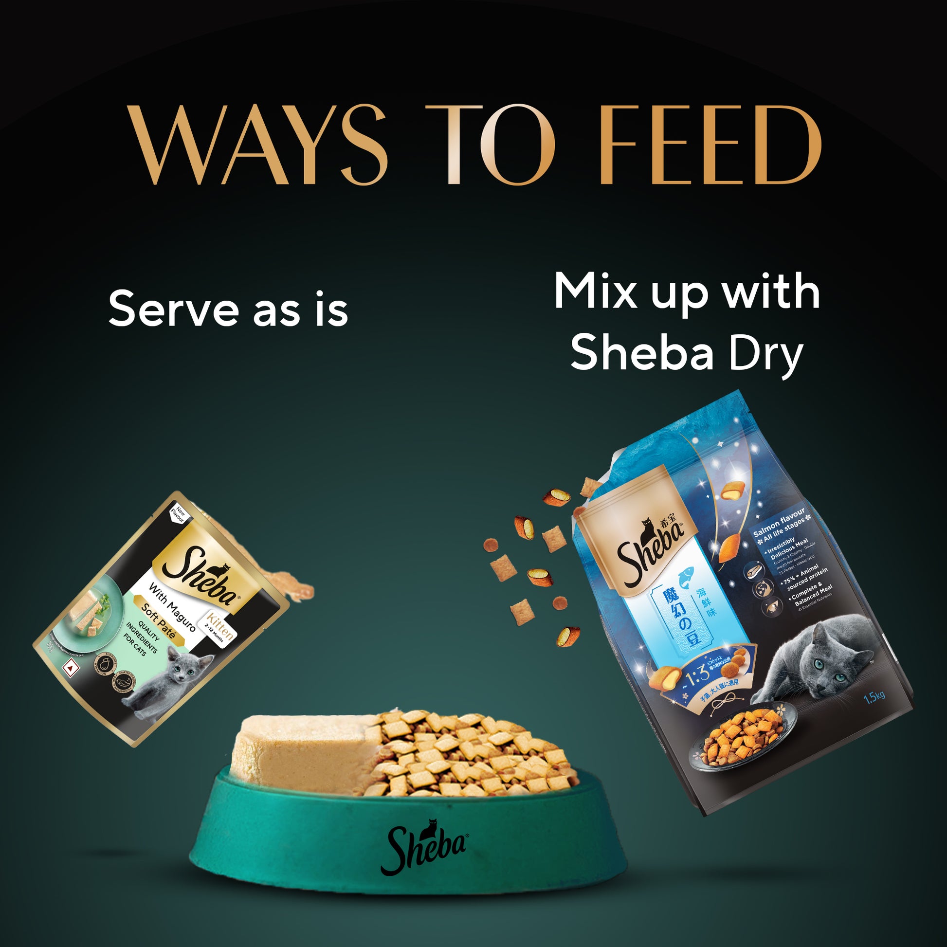 Sheba Maguro Pate Wet Food For Kitten - 70 gm - Heads Up For Tails