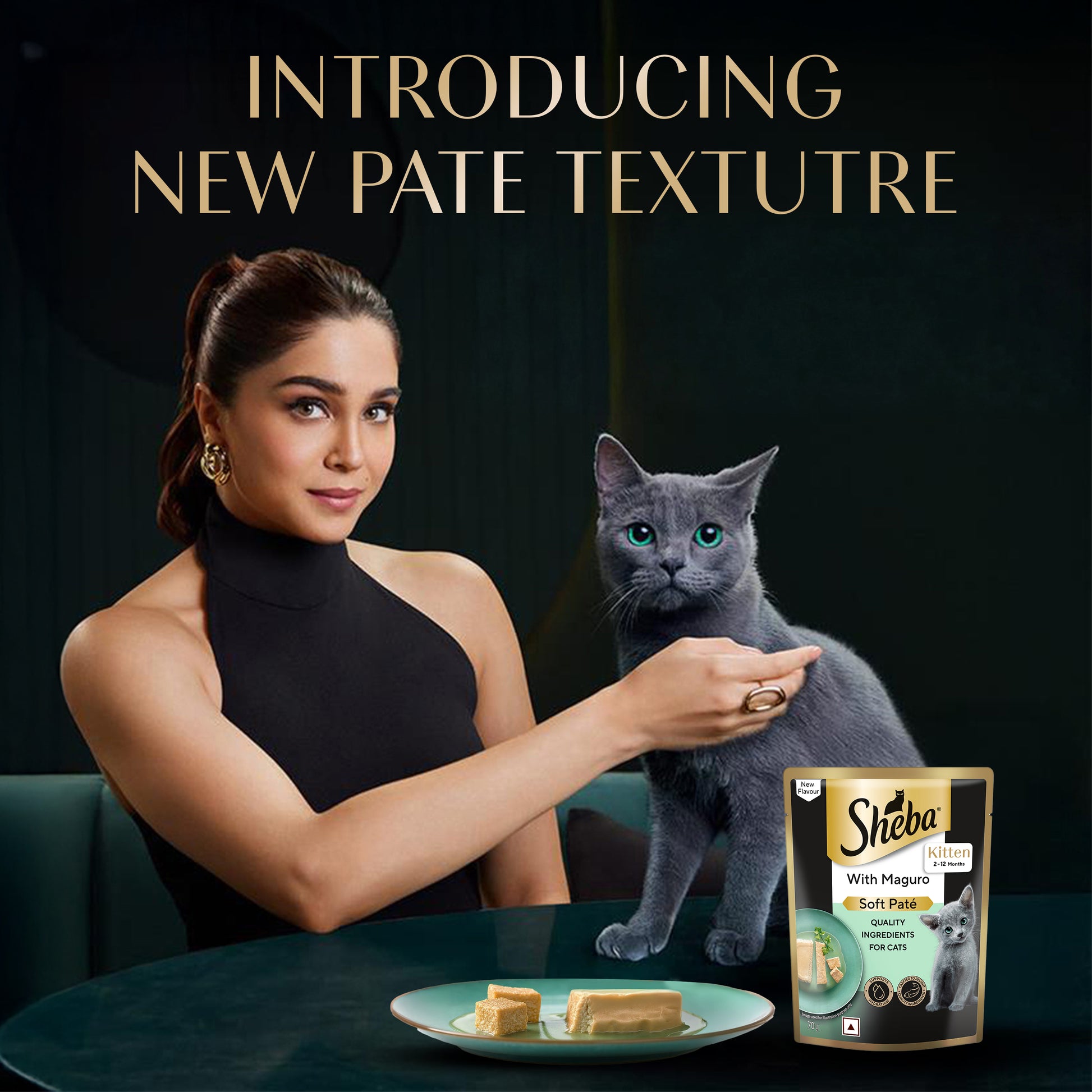 Sheba Maguro Pate Wet Food For Kitten - 70 gm - Heads Up For Tails