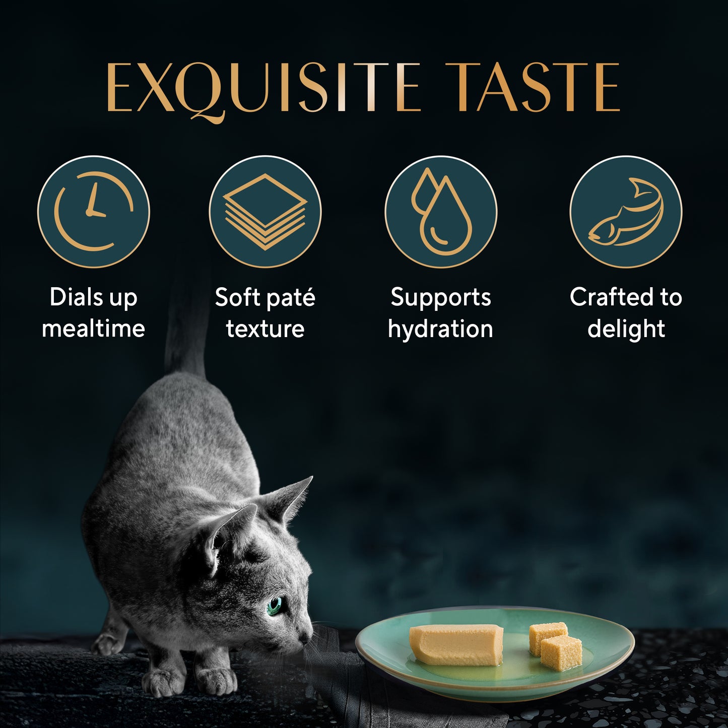 Sheba Sasami Pate Wet Food For Adult Cat - 70 gm - Heads Up For Tails