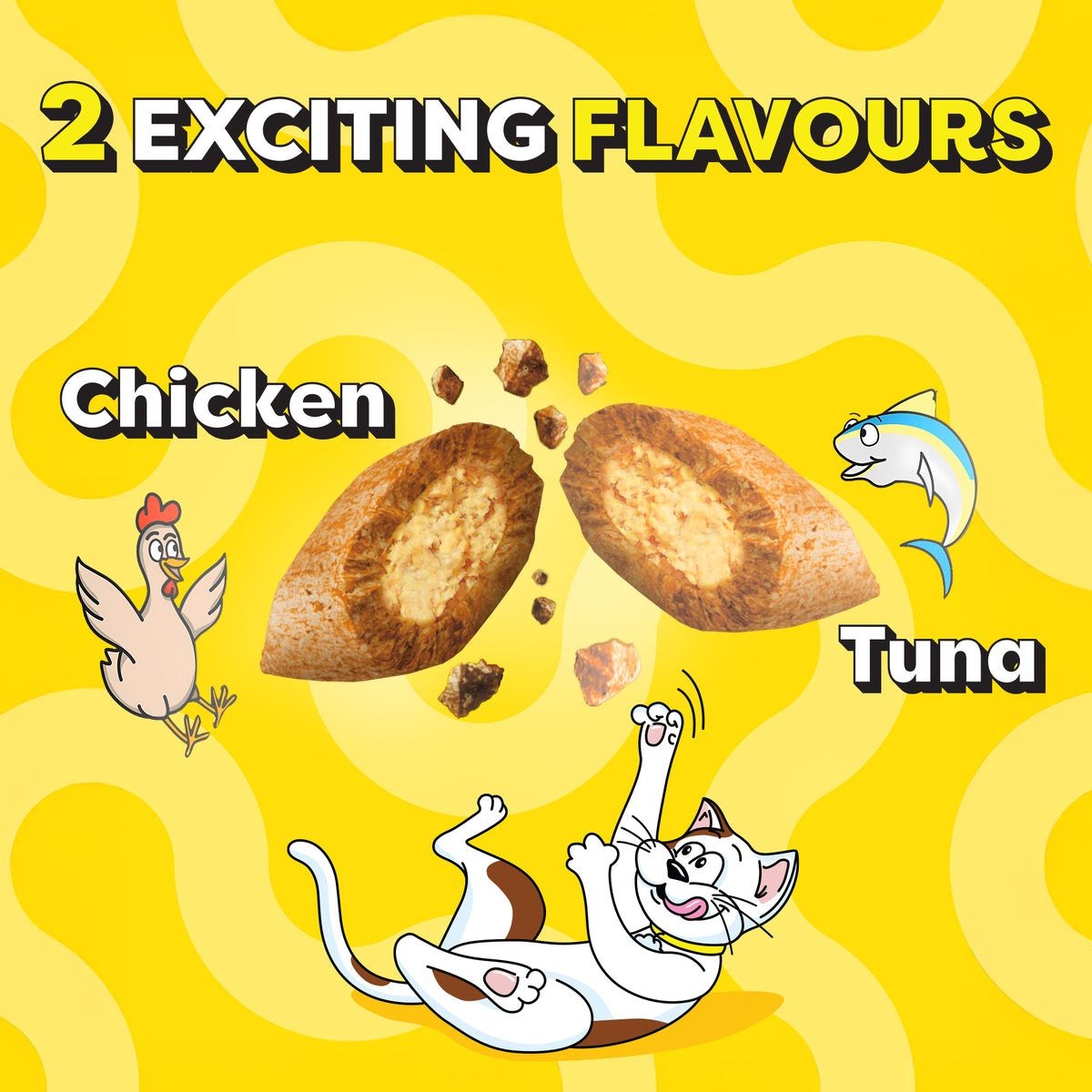 Temptations MixUps Tuna & Chicken Flavours Cat Treat - 75 g - Heads Up For Tails
