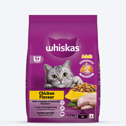 Whiskas Chicken Dry Food For Adult Cat