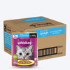 Whiskas Ocean Fish Wet Food For Adult Cat - 80 gm Pack - Heads Up For Tails