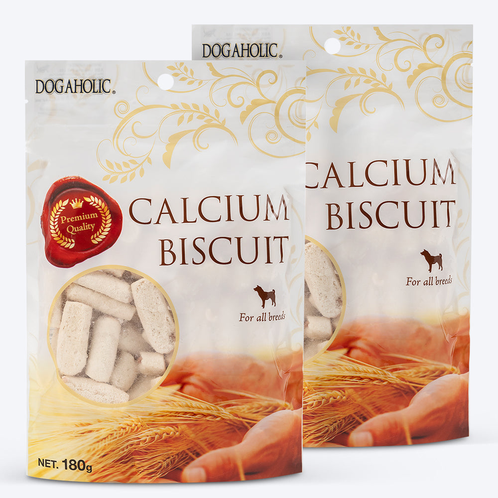 Dogaholic Calcium Biscuit Dog Treat - 180 gm_02