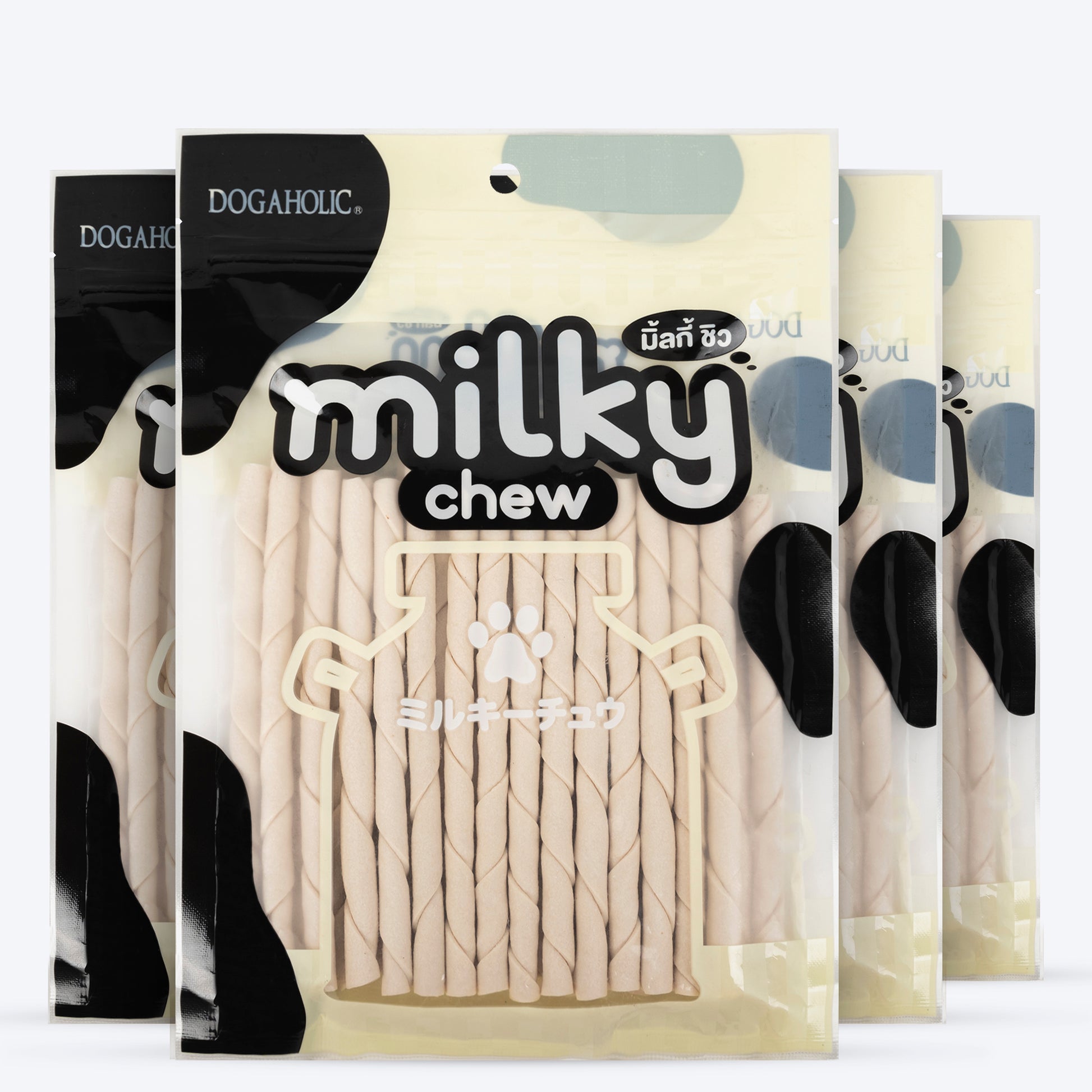 Dogaholic Milky Chew Stick Style - 30 Pcs - 240 g - Heads Up For Tails