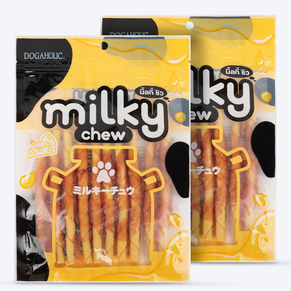 Dogaholic Milky Chew Cheese & Chicken Sticks - 10 Pcs - 130 g_07