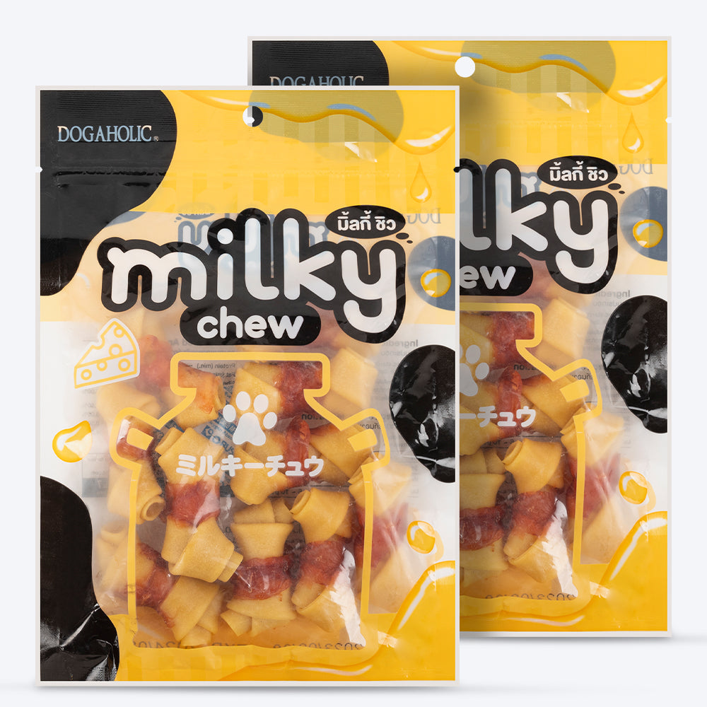 Dogaholic Milky Chew Cheese & Chicken Bone - 10 Pcs - 150 g_07