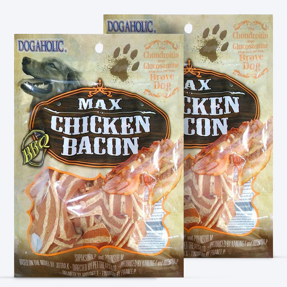 Rena's Noodles Chicken Bacon Strips Dog Treat - BBQ - 130 g_03