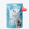 Sara's Doggie Treats Mahi Mahi Fish Jerky, 70 g, high protein, low fat, all-natural ingredients, suitable for dogs.