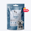 Sara's Doggie Treats Dehydrated Anchovies, 70 g, high protein, grain-free, human-grade ingredients, packaged in a resealable