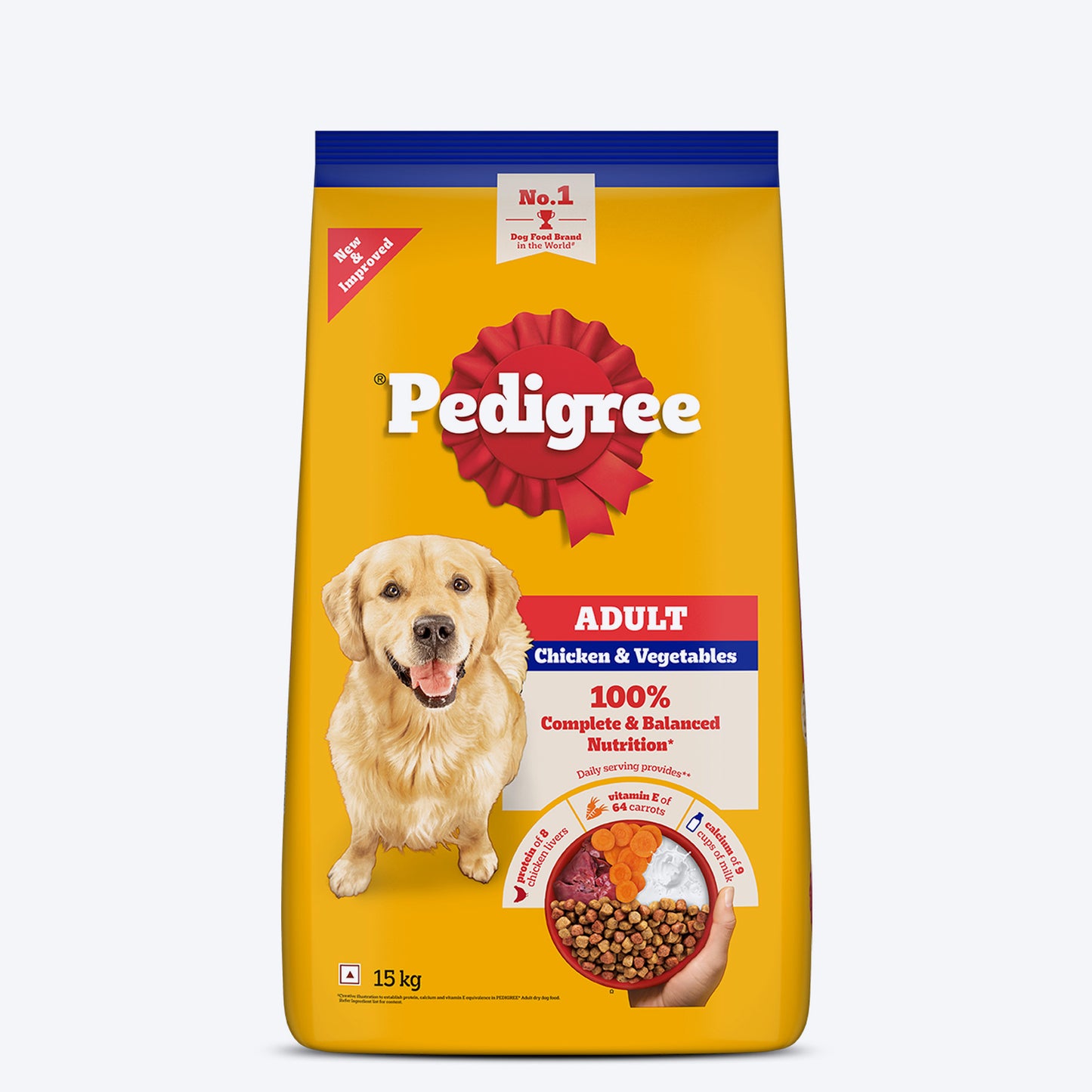 Pedigree Chicken & Vegetables Dry Food For Adult Dog