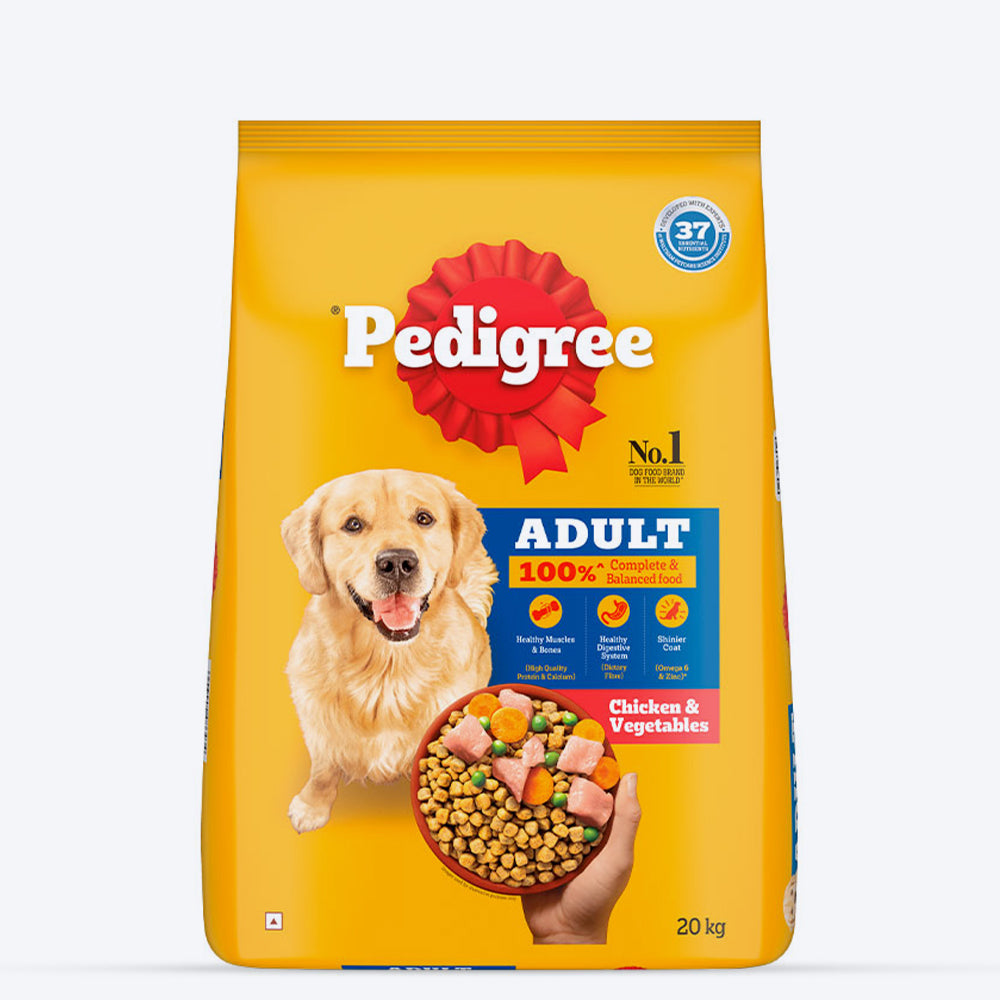 Pedigree Dog Dry Food Adult Chicken Vegetables Online in India