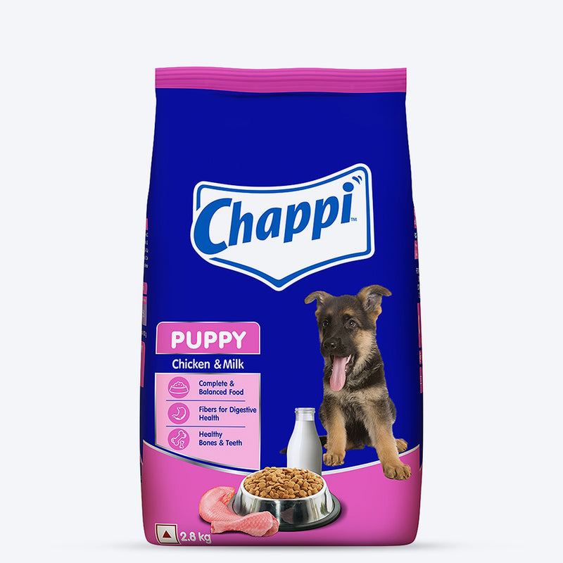 Chappi Chicken & Milk Dry Food For Puppy - Heads Up For Tails