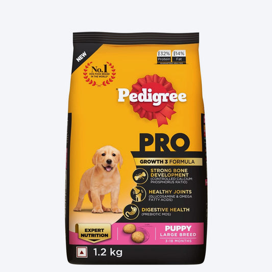 Pedigree PRO Expert Nutrition Puppy Large Breed Dry Dog Food (3-18 Months)