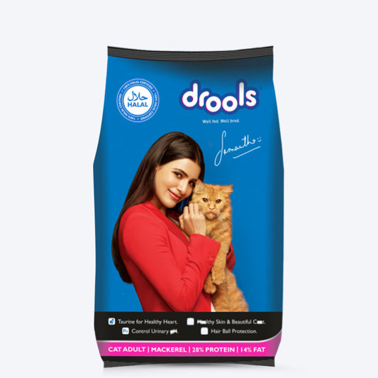Drools Adult (+1 Year) Mackerel Dry Cat Food - 3 kg - Heads Up For Tails
