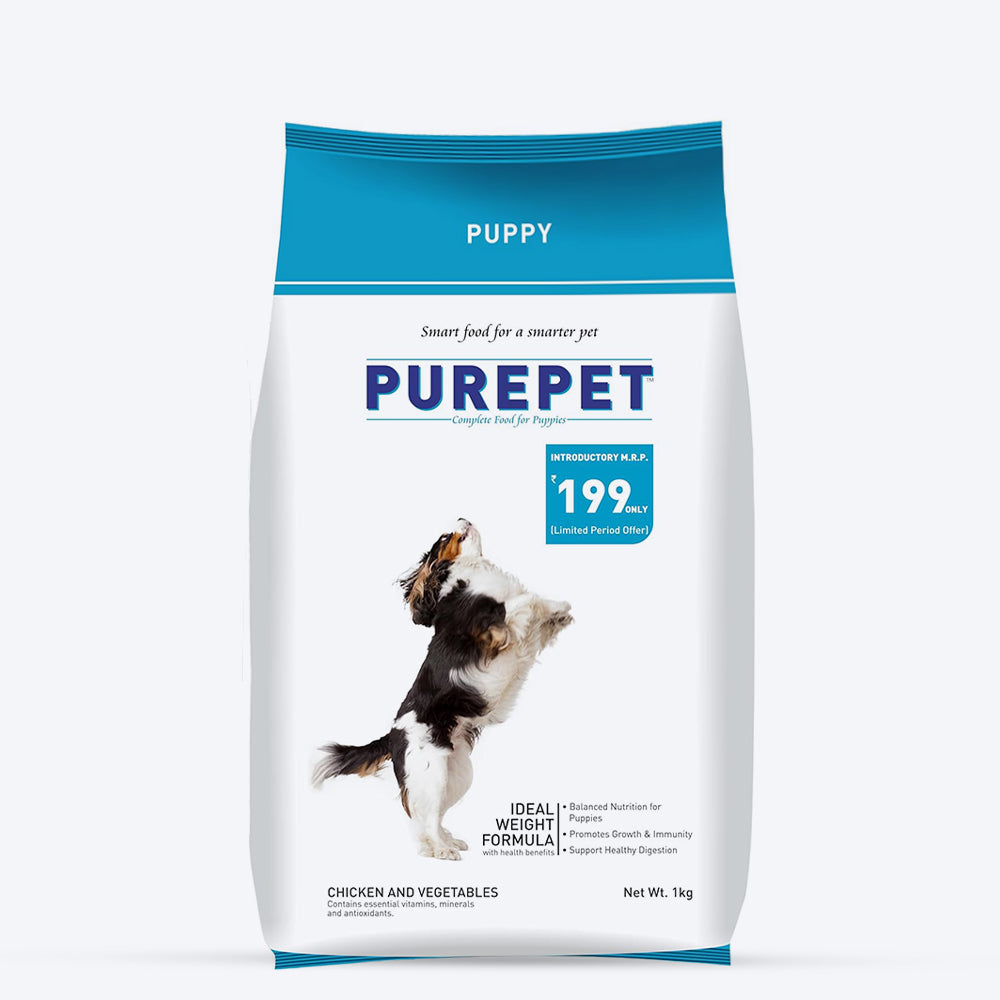 Purepet Chicken & Veg Dry Puppy Food - Heads Up For Tails