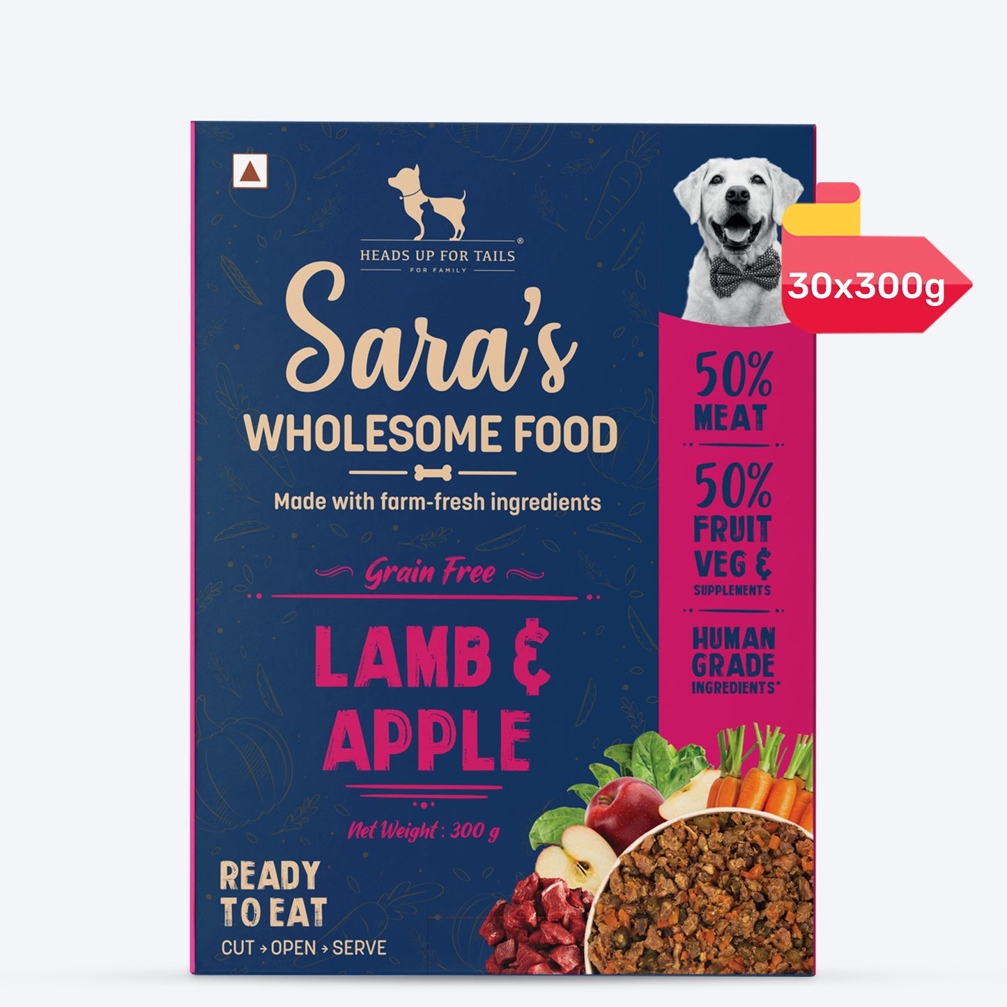 Sara's Wholesome Grain-Free Lamb And Apple Dog Food