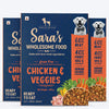 Sara's Wholesome Grain-Free Chicken & Veggies Dog Food for Dogs €“ Human-Grade, Preservative-Free - 300 gm - Heads Up For Tails