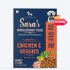 Sara's Wholesome Grain-Free Chicken & Veggies Dog Food for Dogs – Human-Grade, Preservative-Free – 300 gm - Heads Up For Tails