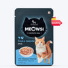 Meowsi by HUFT Tuna & Chicken Pâté Cat Wet Food, 80 gm, grain-free, with vitamins and minerals for balanced nutrition.