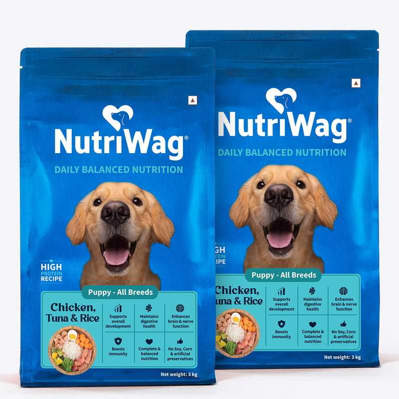 NutriWag Chicken, Tuna & Rice Dry Food For Puppy