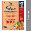 Sara's Wholesome Chicken Biryani Wet Dog Food Human-Grade