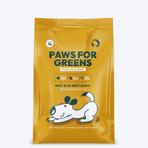 Paws For Greens Vegan Dry Food For Puppy - 1 kg - Heads Up For Tails