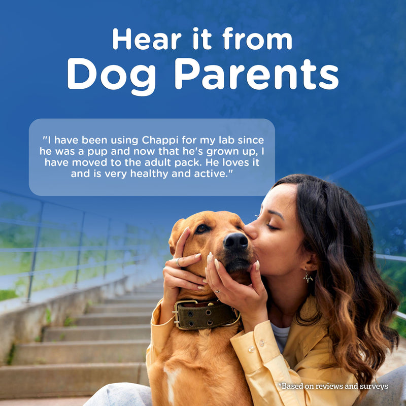 Chappi Adult (1+ Years) Dry Dog Food - Chicken and Rice - Heads Up For Tails