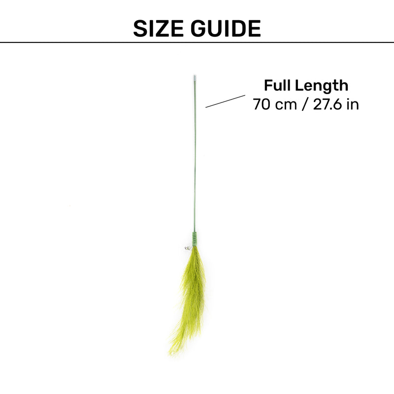 HUFT Whisker Breeze Wand Toy For Cat - Green