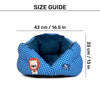 HUFT Purrfect Perch Bed For Cat & Puppy - Blue - Heads Up For Tails
