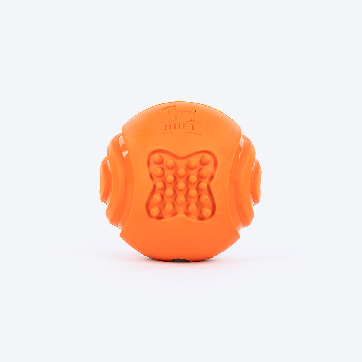 HUFT Chewtastic Mini Feeder Chew Ball For Dog - Orange - Heads Up For Tails
