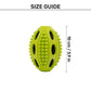 HUFT Crinkly Rugby Ball Chew Toy For Dog - Green