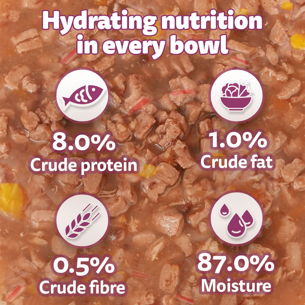 Whiskas Tasty Mix Wet Food Made With Real Fish (Tuna & Kanikama), And Carrot in Gravy For Adult (1+ year) Cat - 70 gm Pack