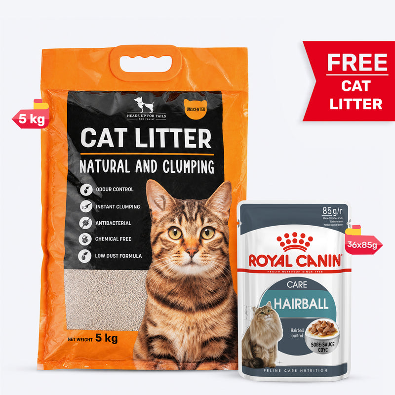 Royal Canin Hairball Care Gravy Wet Cat Food - 85 g packs
