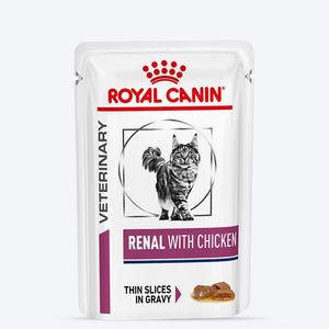 Royal Canin Renal Veterinary Diet Chicken Wet Cat Food - 85 gm - Heads Up For Tails