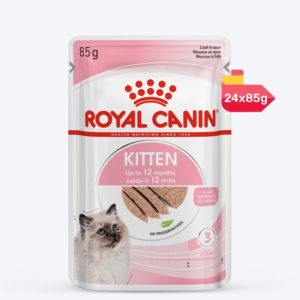 Royal Canin Loaf Wet Kitten Food - 85 g packs - Heads Up For Tails