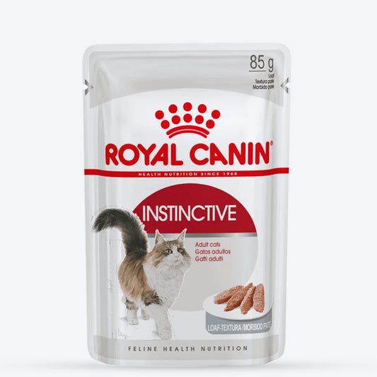 Royal Canin Instinctive Loaf Mousse Pate Wet Food For Adult Cat - 85 gm - Heads Up For Tails