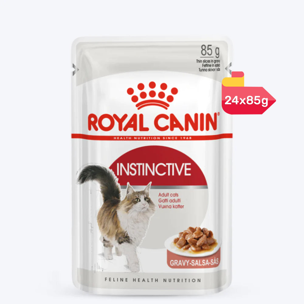 Royal Canin Instinctive Wet Cat Food - 85 g packs - Heads Up For Tails