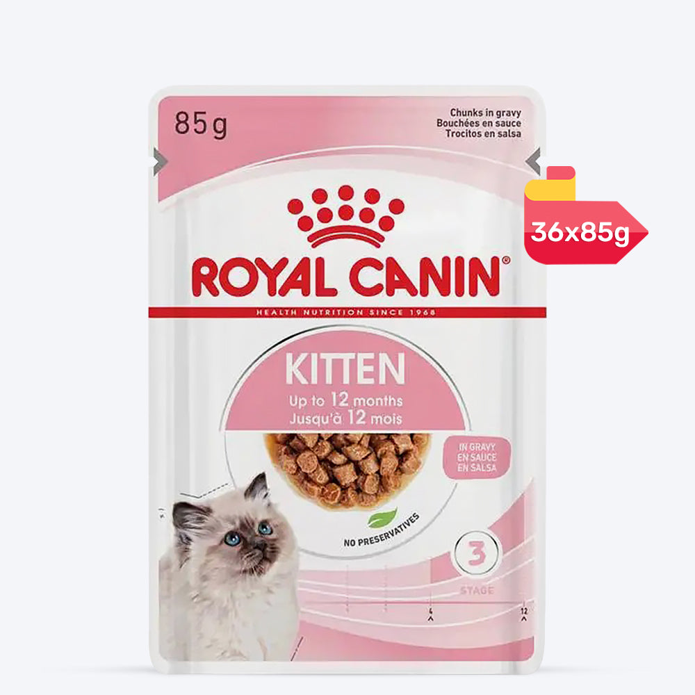 Royal Canin Instinctive Wet Kitten Food - 85 g packs - Heads Up For Tails