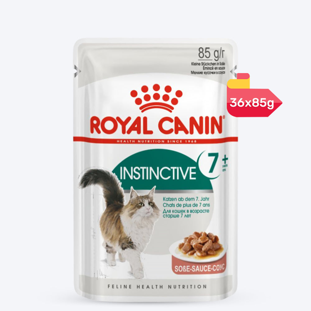 Royal Canin Instinctive 7+ Cat Wet Food - 85 g packs - Heads Up For Tails