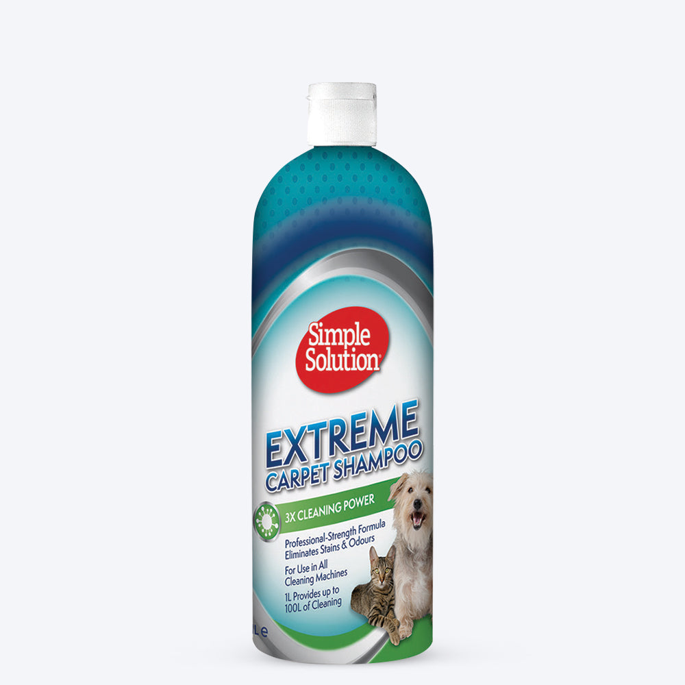 Simple Solution Extreme Carpet Shampoo - 1000 ml - Heads Up For Tails