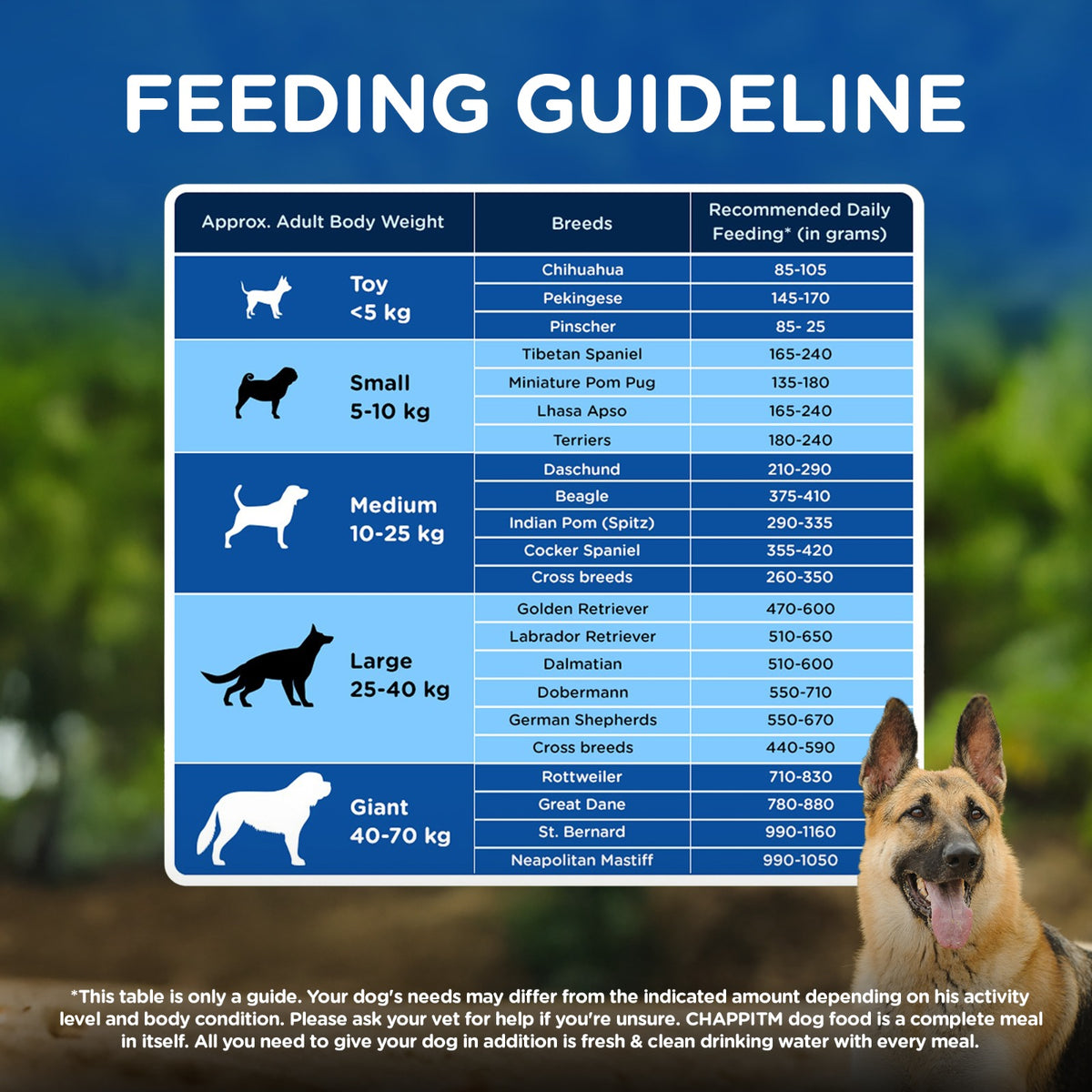Chappi Adult (1+ Years) Dry Dog Food - Chicken and Rice - Heads Up For Tails