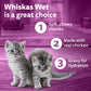 Whiskas Tasty Mix Chicken Tuna With Sweet Potato In Gravy Wet Food For Junior (2-12 Months) Kitten - 70 gm Pack
