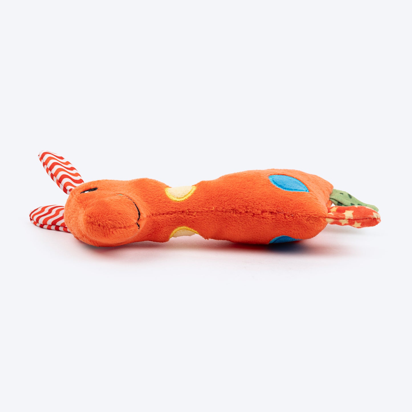 HUFT Pony Playtime Squeaky Plush Toy For Puppies - Multicolor - Heads Up For Tails