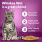 Whiskas Chicken in Gravy (1+ Years) Wet Food For Adult Cat - 80 gm Pack - Heads Up For Tails