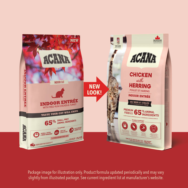 Acana Indoor Entree Chicken With Herring Adult Cat Dry Food