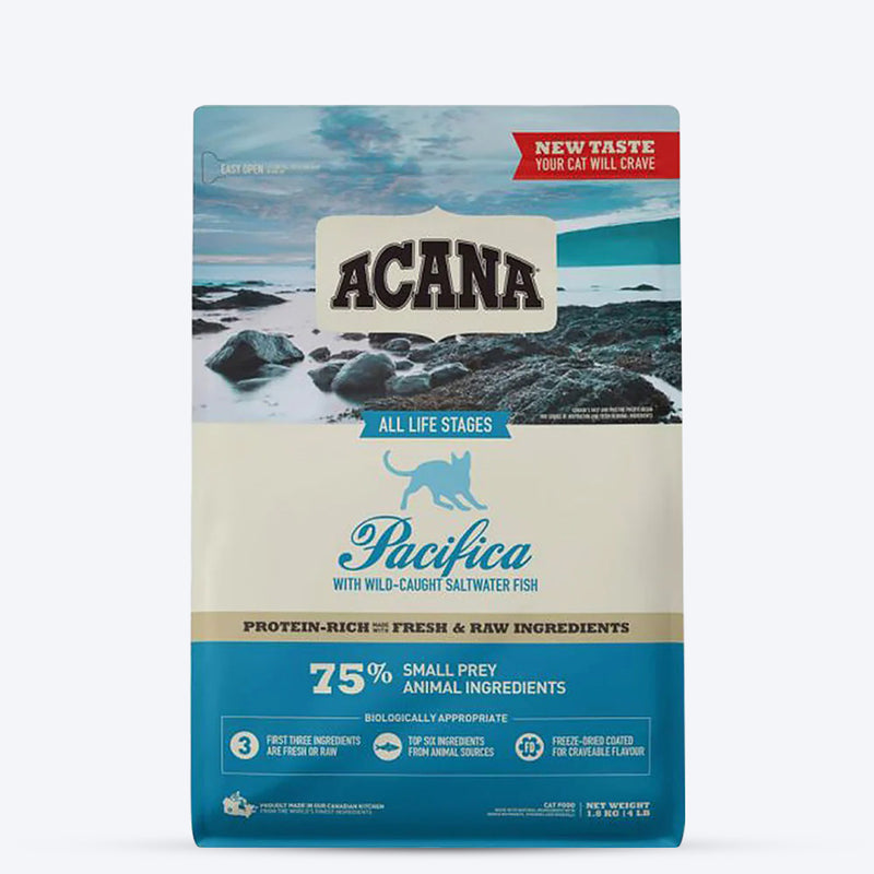 Acana Pacifica Fish Adult Dry Cat Food - Heads Up For Tails