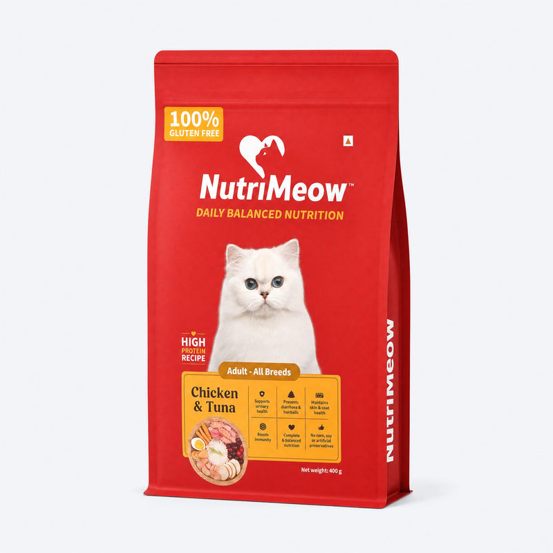 Nutrimeow Chicken & Tuna Dry Food For Adult Cat