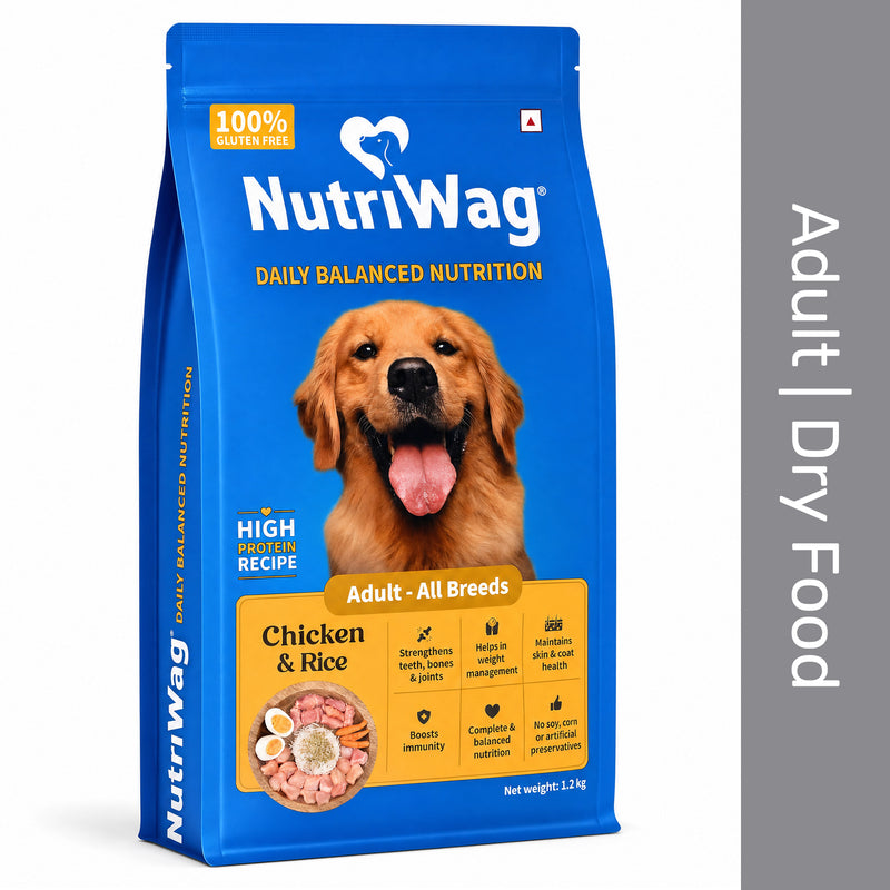 NutriWag Chicken & Rice Dry Food For Adult Dog