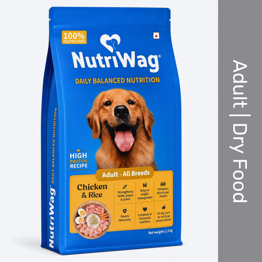 NutriWag Chicken & Rice Dry Food For Adult Dog