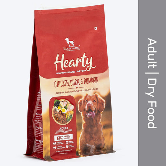 Hearty Oven-Baked Chicken, Duck & Pumpkin Dry Food For Adult Dog